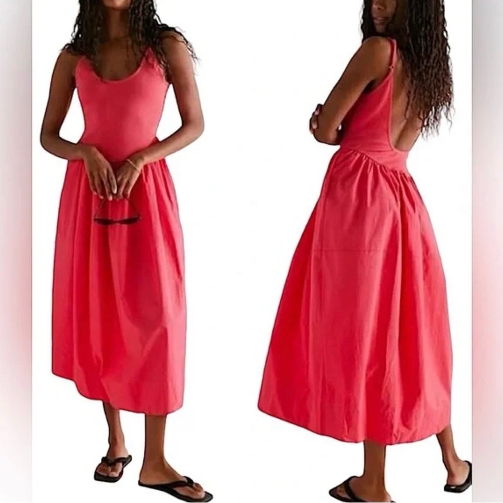 NWOT Free People Dylan Midi Dress